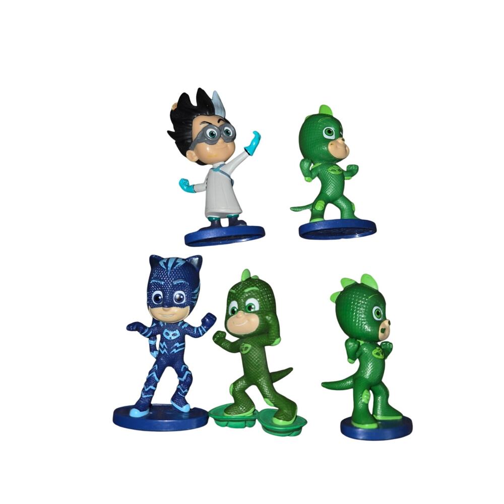 PJ Masks Figures Toys Lot Of 5 Cake Toppers